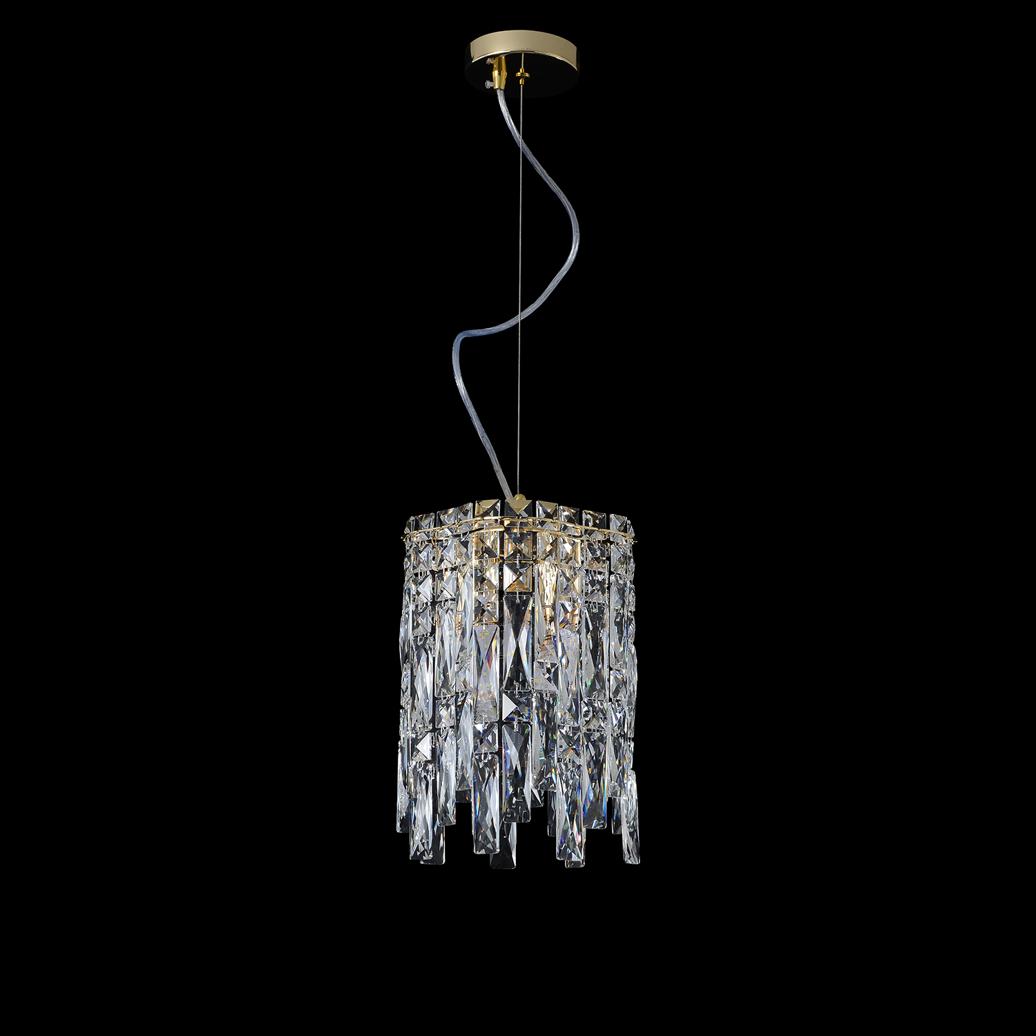 Светильник подвесной Crystal Lux ABRIL SP2 GOLD