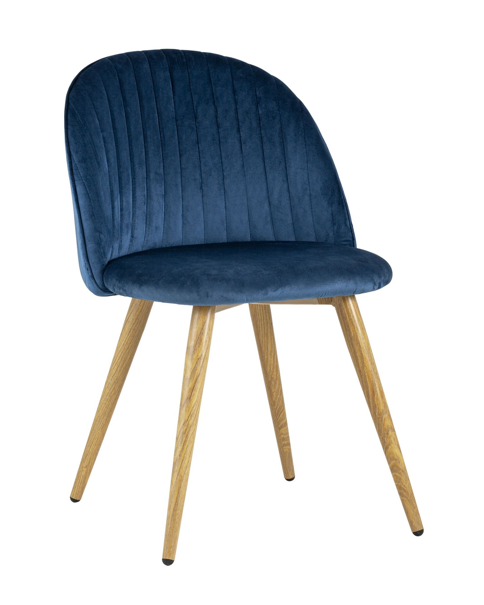 Стул Лион Страйпс велюр голубой Stool Group