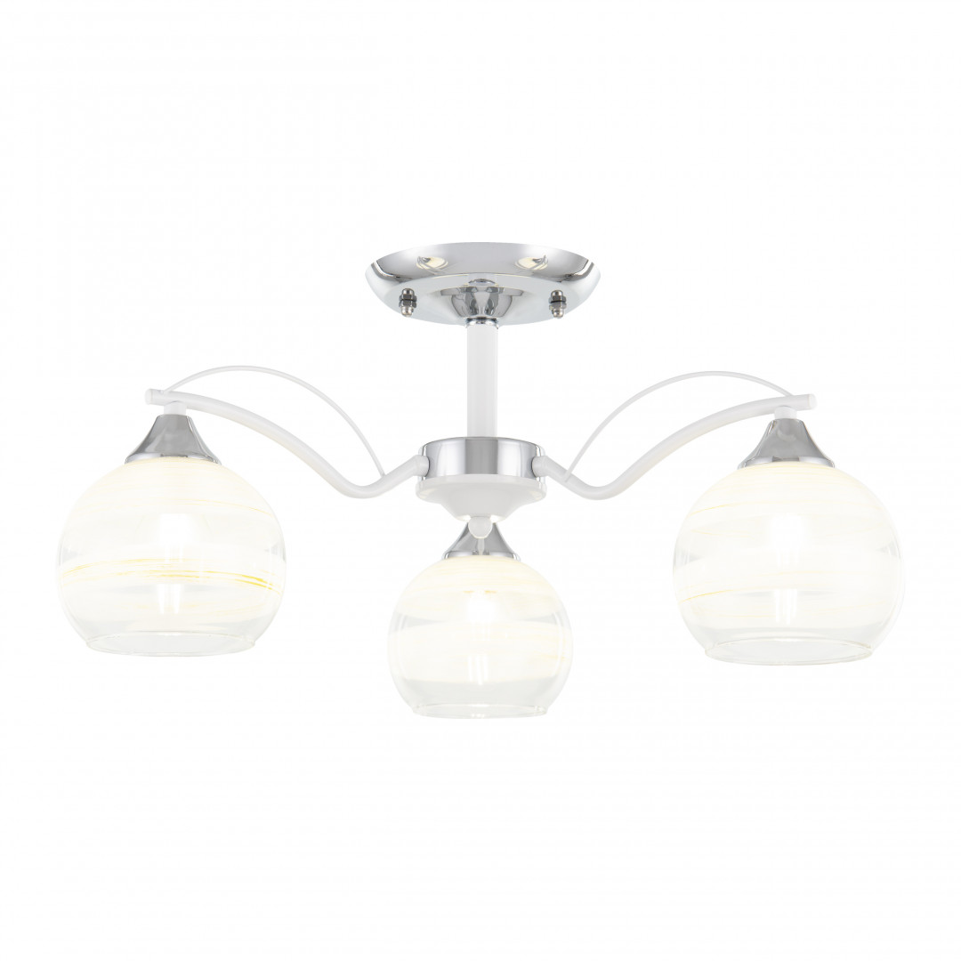 Люстра с плафонами 326503/3 CR+WH Arte Milano
