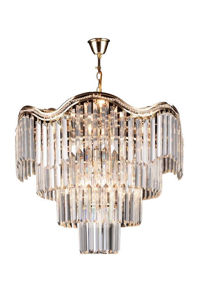 Люстра Milosh 0675CL-9GD