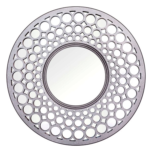 Зеркало BountyHome Round Silver mv411-silver