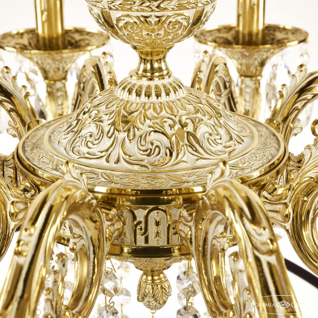 Люстра бронзовая с хрусталём 71202/10/210 B GW