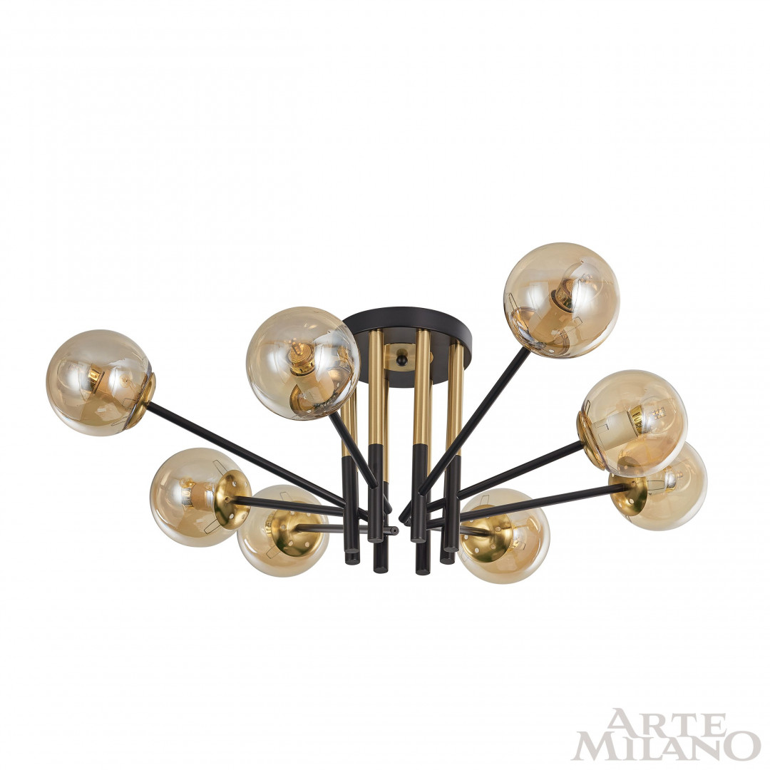 Люстра 273708/8 BK/GD Arte Milano