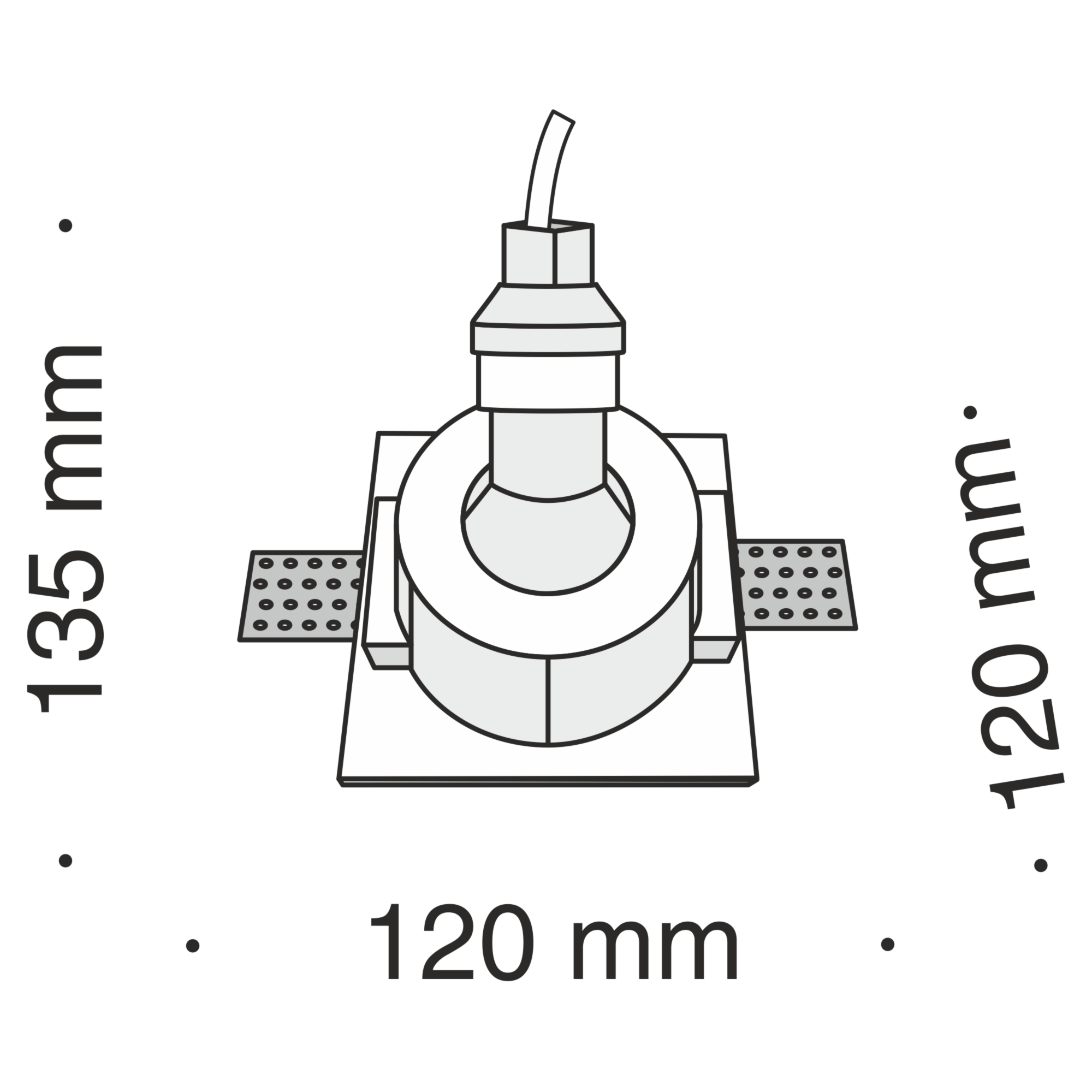 Встраиваемый светильник Maytoni DL001-1-01-W