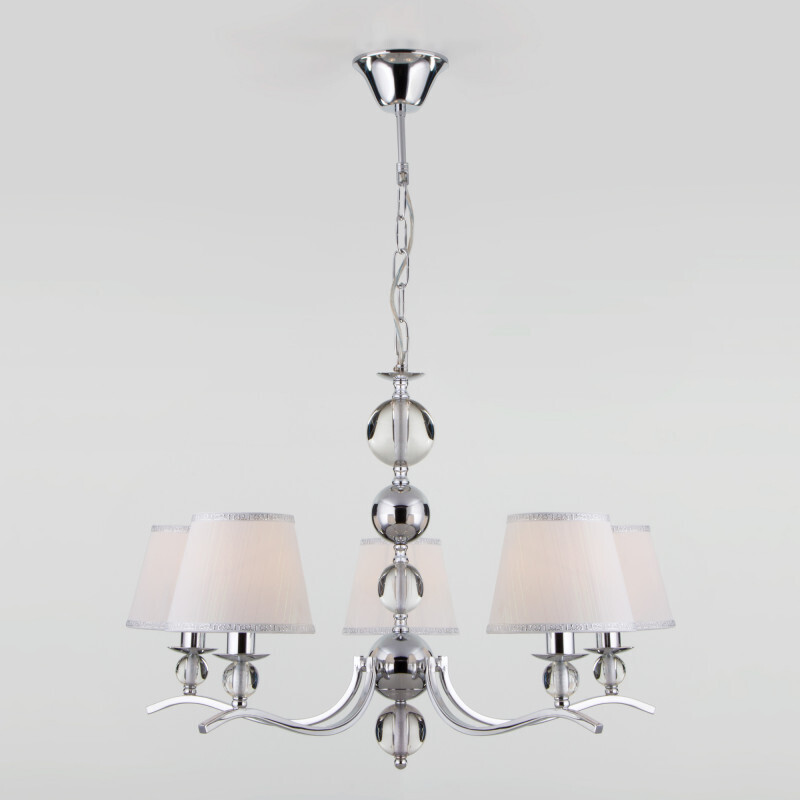 Подвесная люстра Eurosvet 60097/5 хром