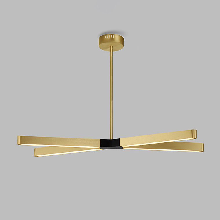 Подвесная люстра CROSS B Золото, Черный by ImperiumLoft