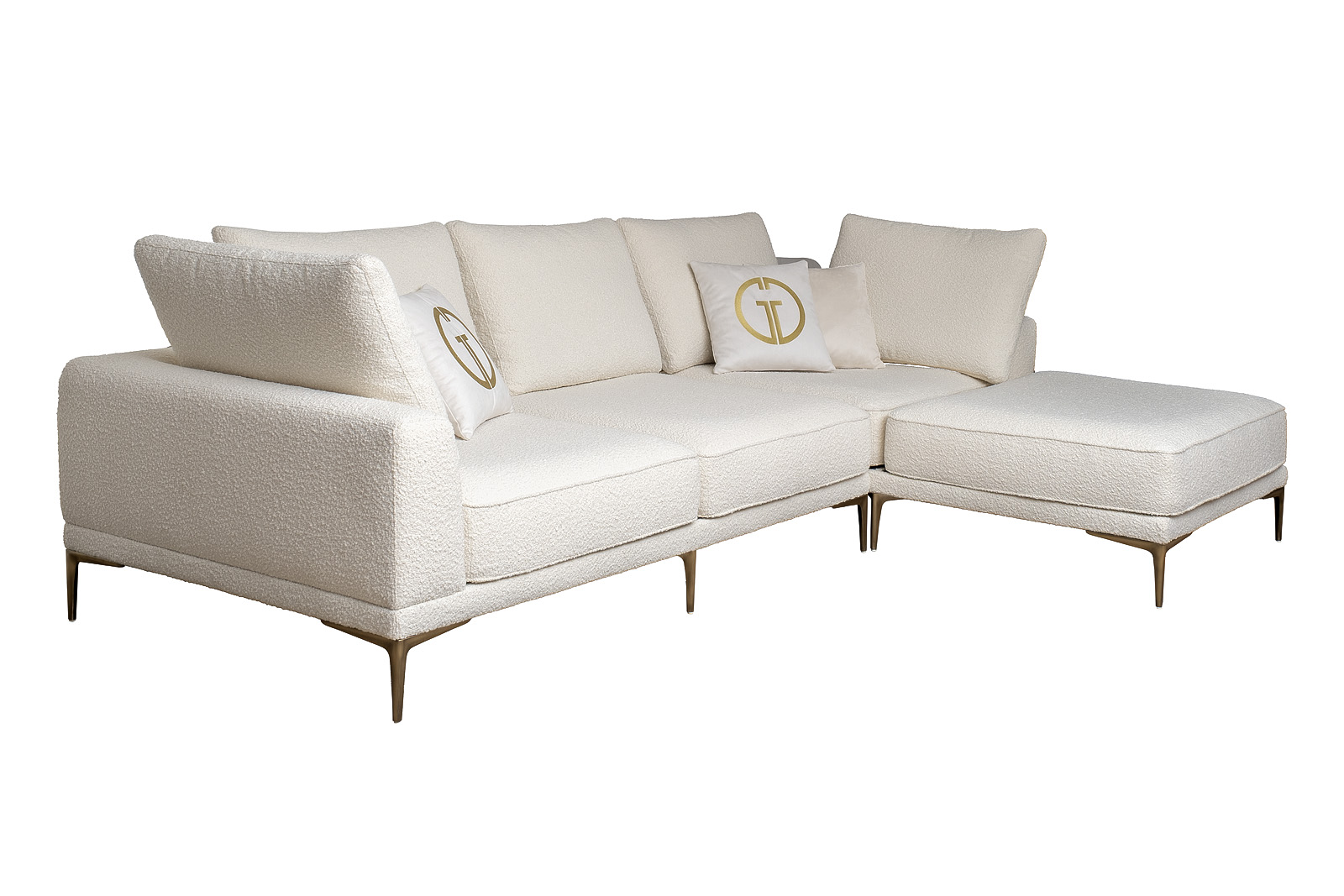 Диван Tesoro модульный правый Garda Decor Комплект мебели №52 модульный Диван Tesoro