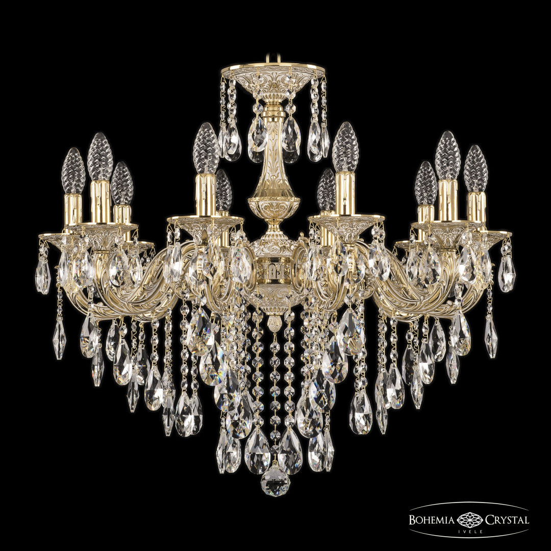 Люстра бронзовая с хрусталём 71101/10/210 B GW