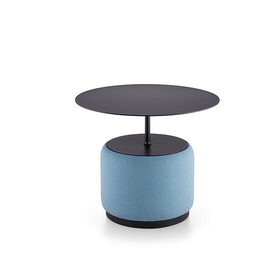 Журнальный стол Midj Bloom H50 Blue/black T2041D60+light blue (T4AZ)