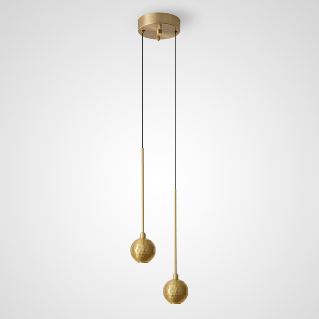 Подвесной светильник ORVAR DUO Brass by ImperiumLoft