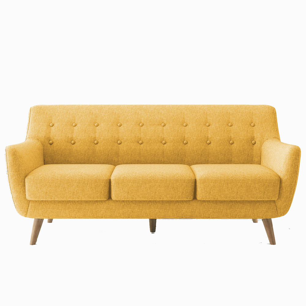 Диван Picasso трехместный горчичный Bradex Home FR 0420