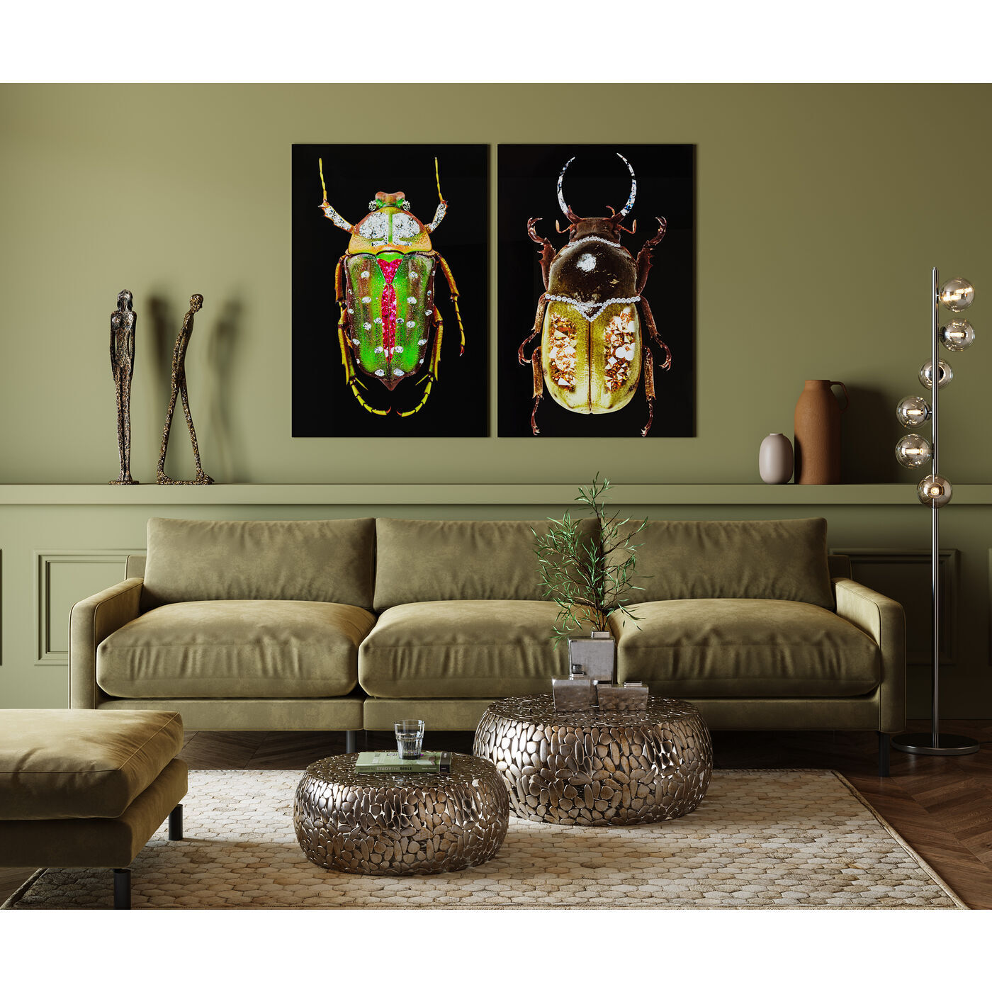 Столик кофейный KARE Pebbles 82976