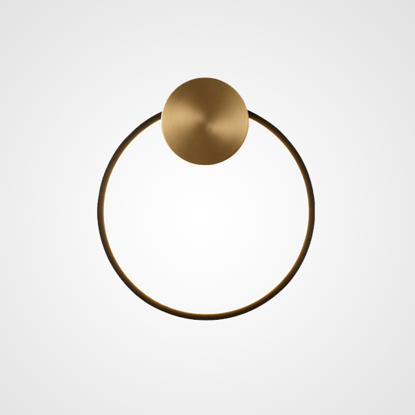 Настенный светильник WOLKE WALL D30 Black by ImperiumLoft