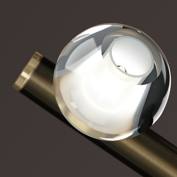 Подвесной светильник ILIANA LONG L102 Brass by ImperiumLoft