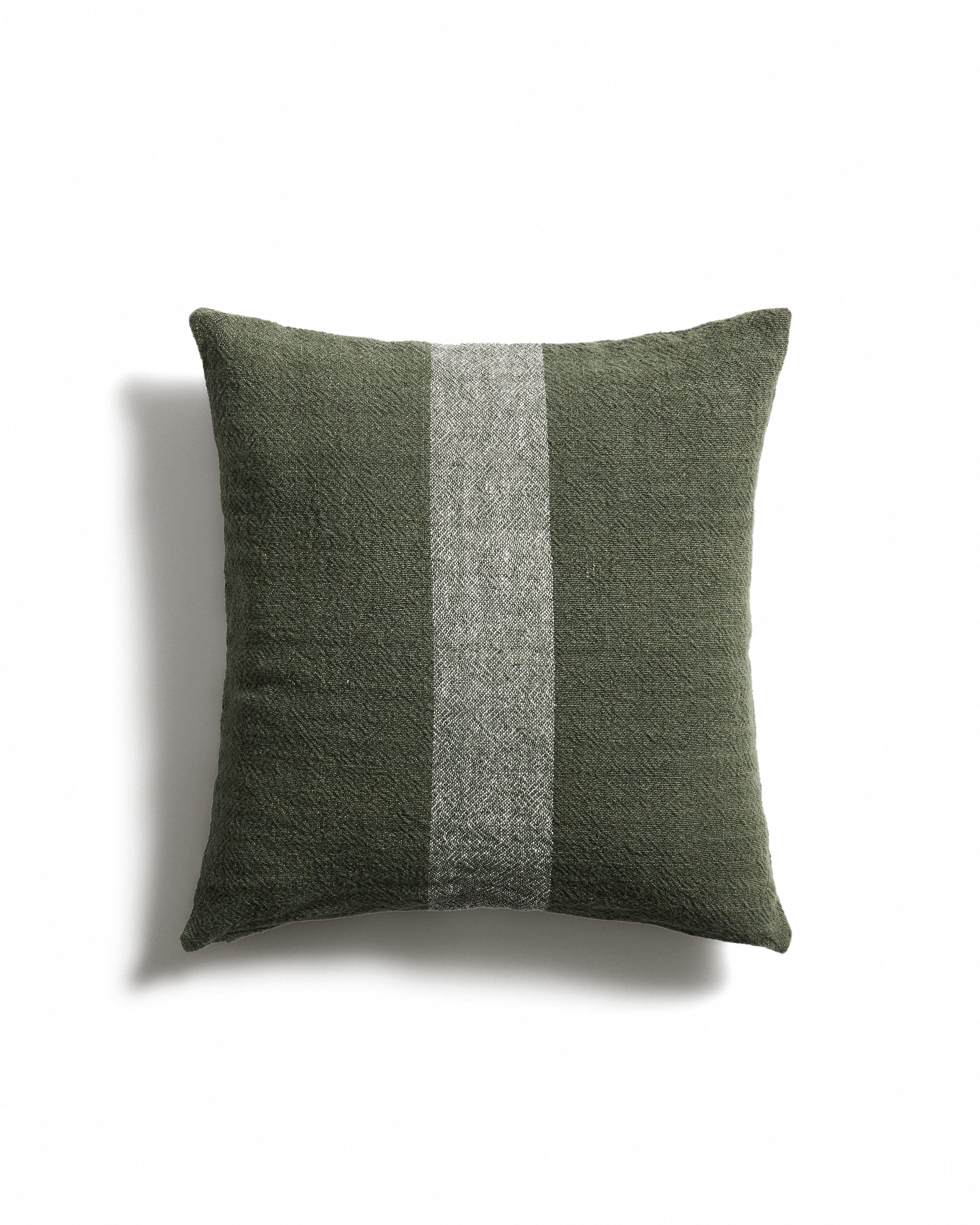 Чехол для подушки Nurei из зеленого хлопка и льна, 50 x 50 см La Forma 481461