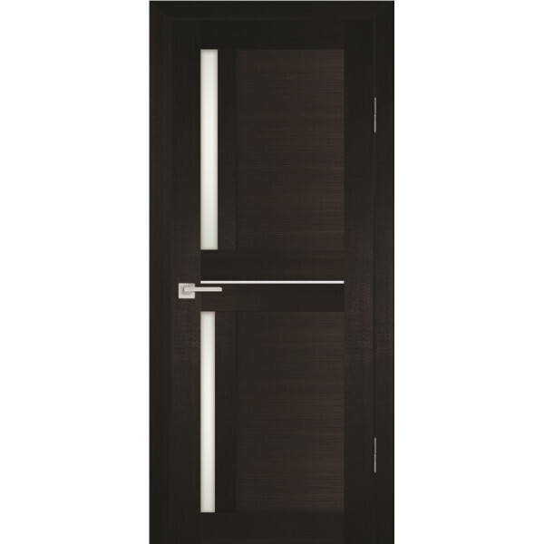 Межкомнатная дверь Graf PS-19 белый сатинат Венге Мелинга (2000 х 700)