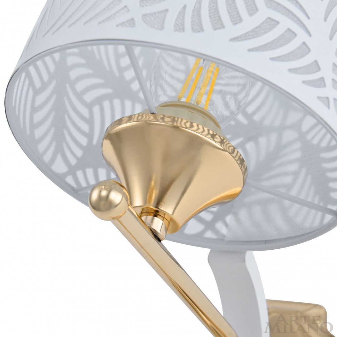 Бра с плафоном 302097/1W Wh/Gd Arte Milano