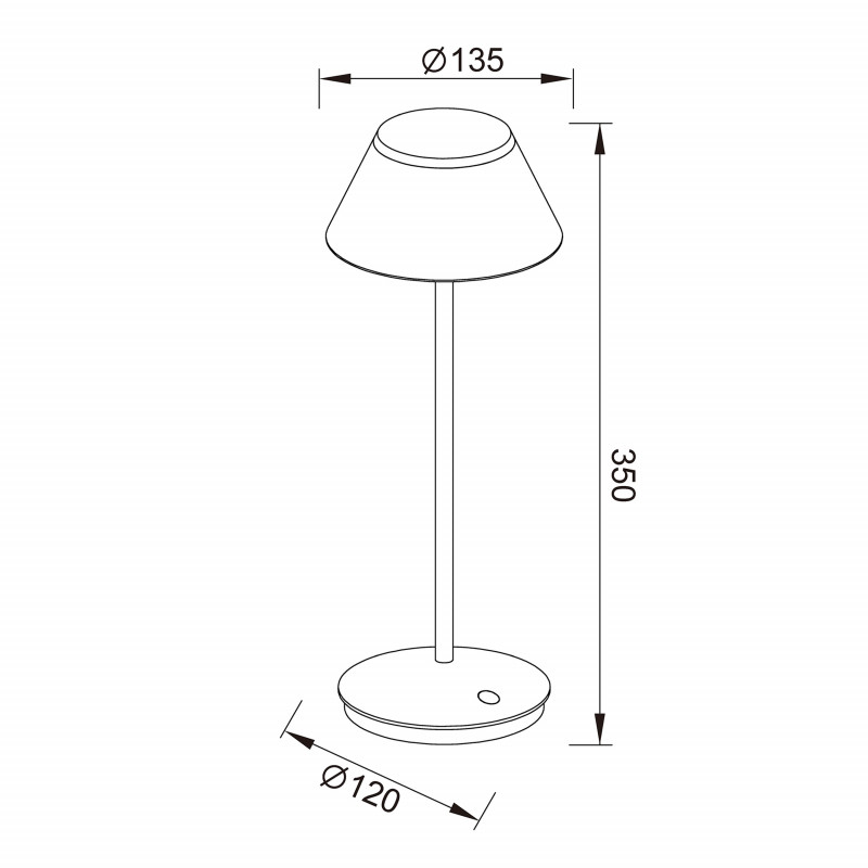 Уличный настольный светильник Mantra 7989