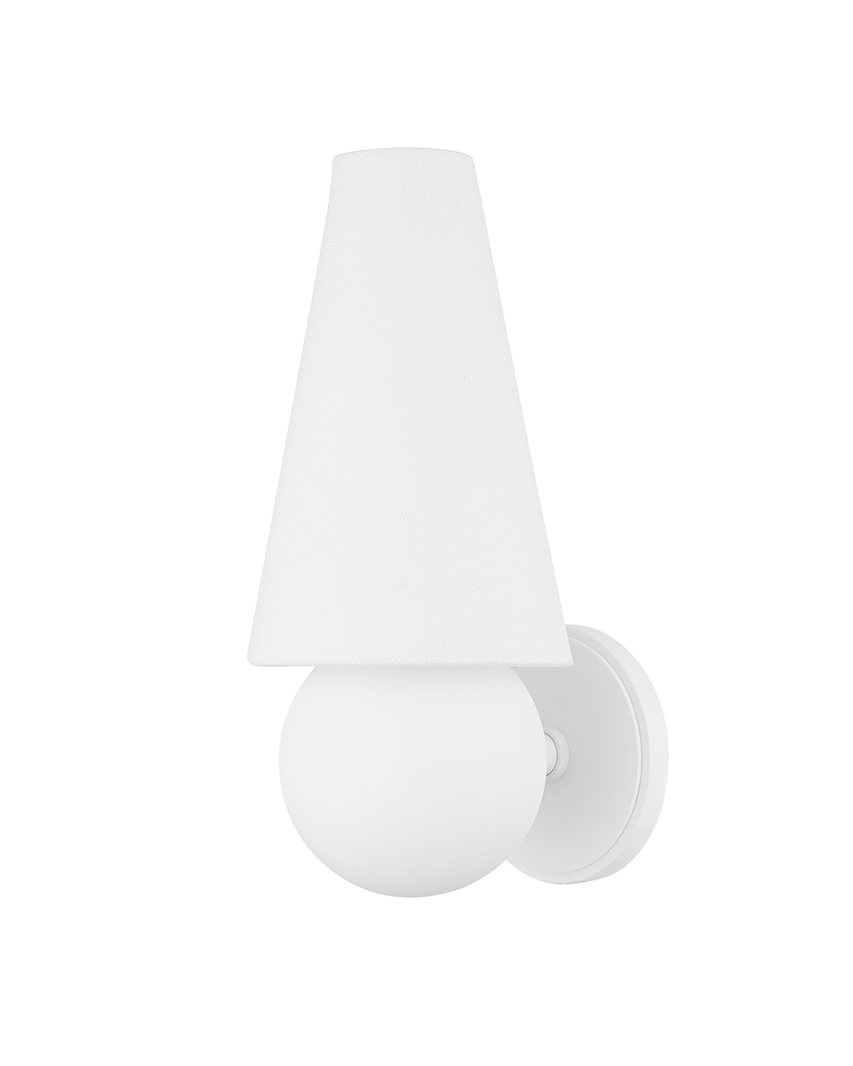 Белое бра “Дрю” с конусным плафоном Louvre Home LSC430325XNP