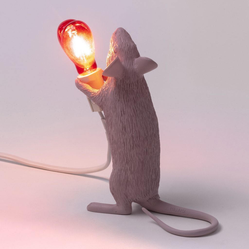 Настольная лампа Seletti Mouse Lamp Love Edition USB 15220SV