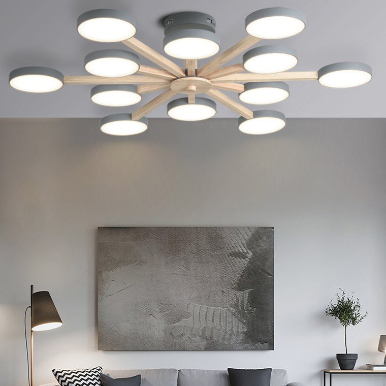 Потолочный светильник TURNA L12 Grey by ImperiumLoft