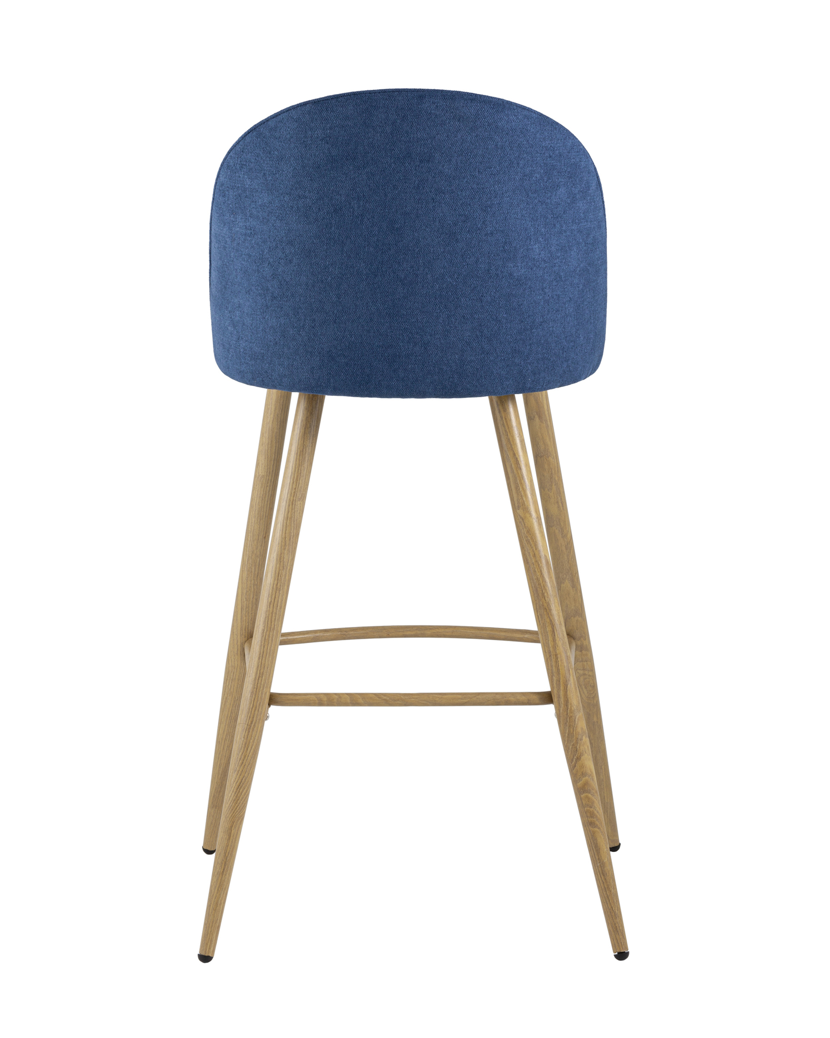 Стул барный Лион синий шенилл Stool Group
