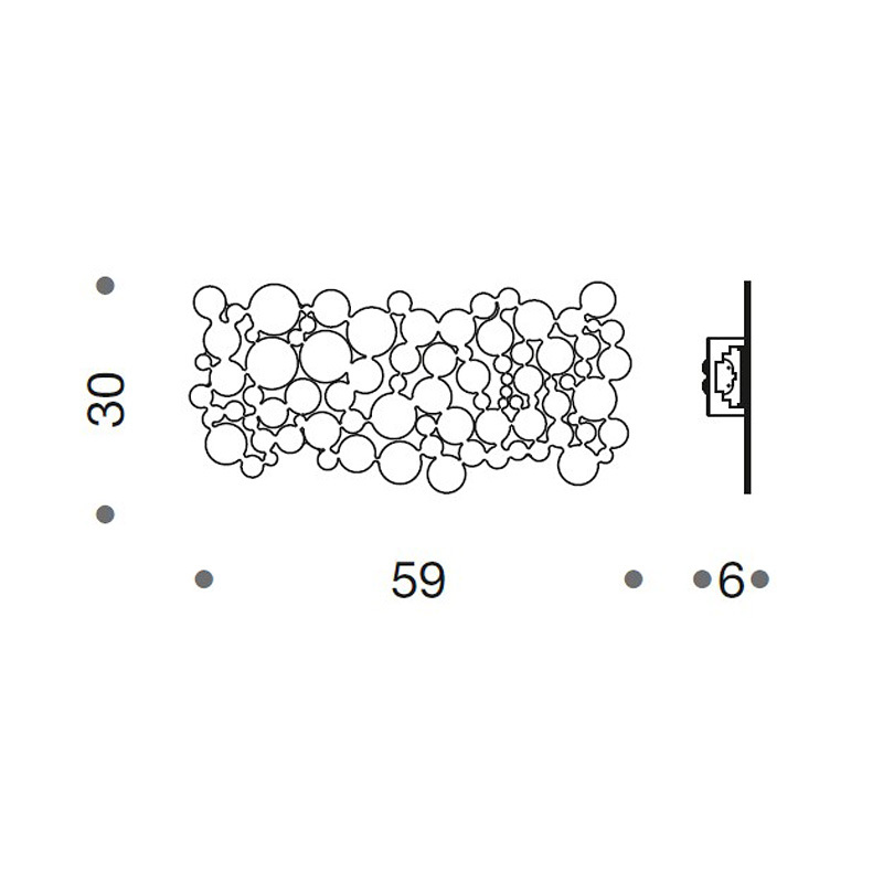 Настенный светильник IDL 427/1AP chrome