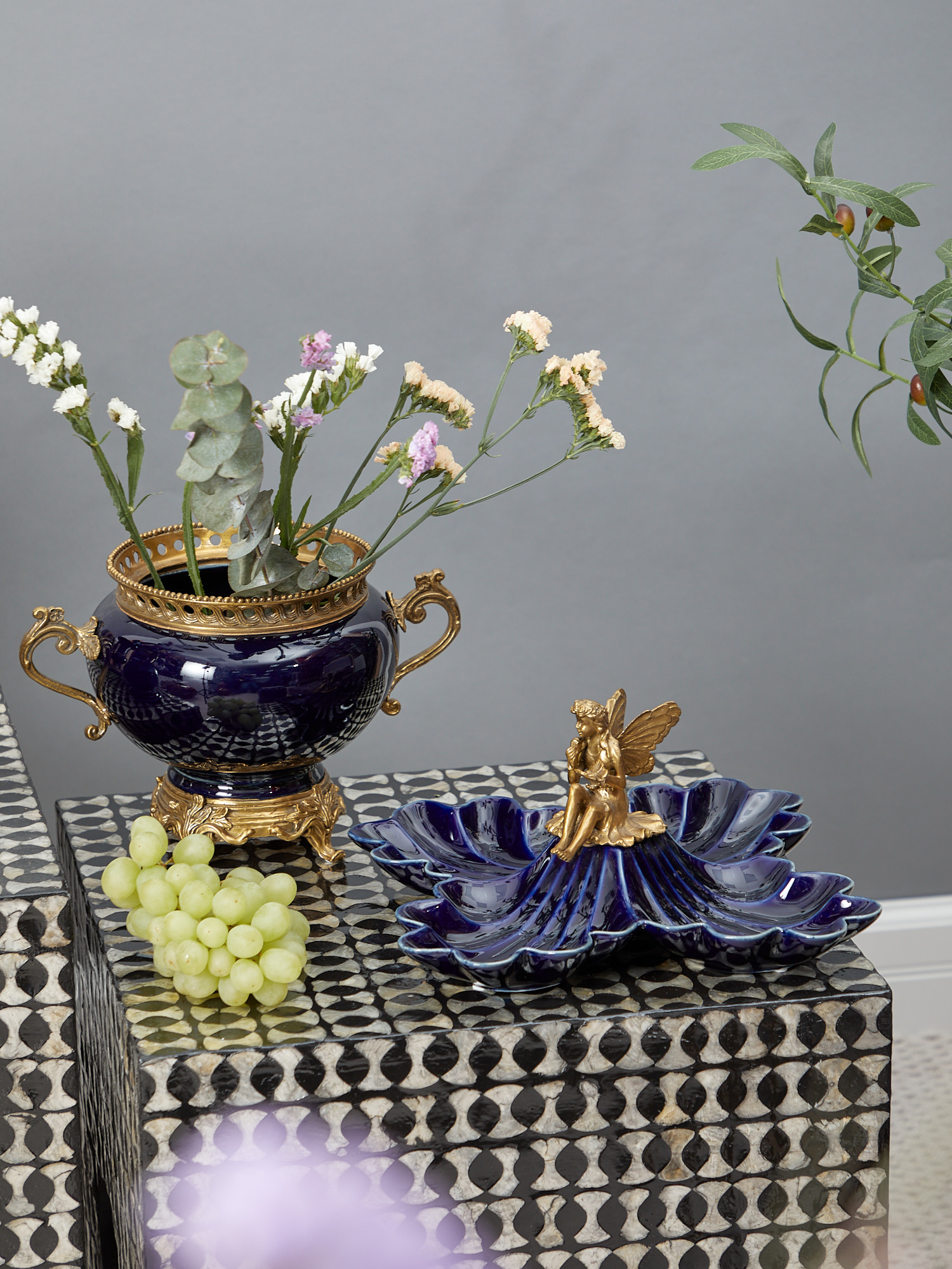 Менажница с ангелом сидит Glasar C451/U16