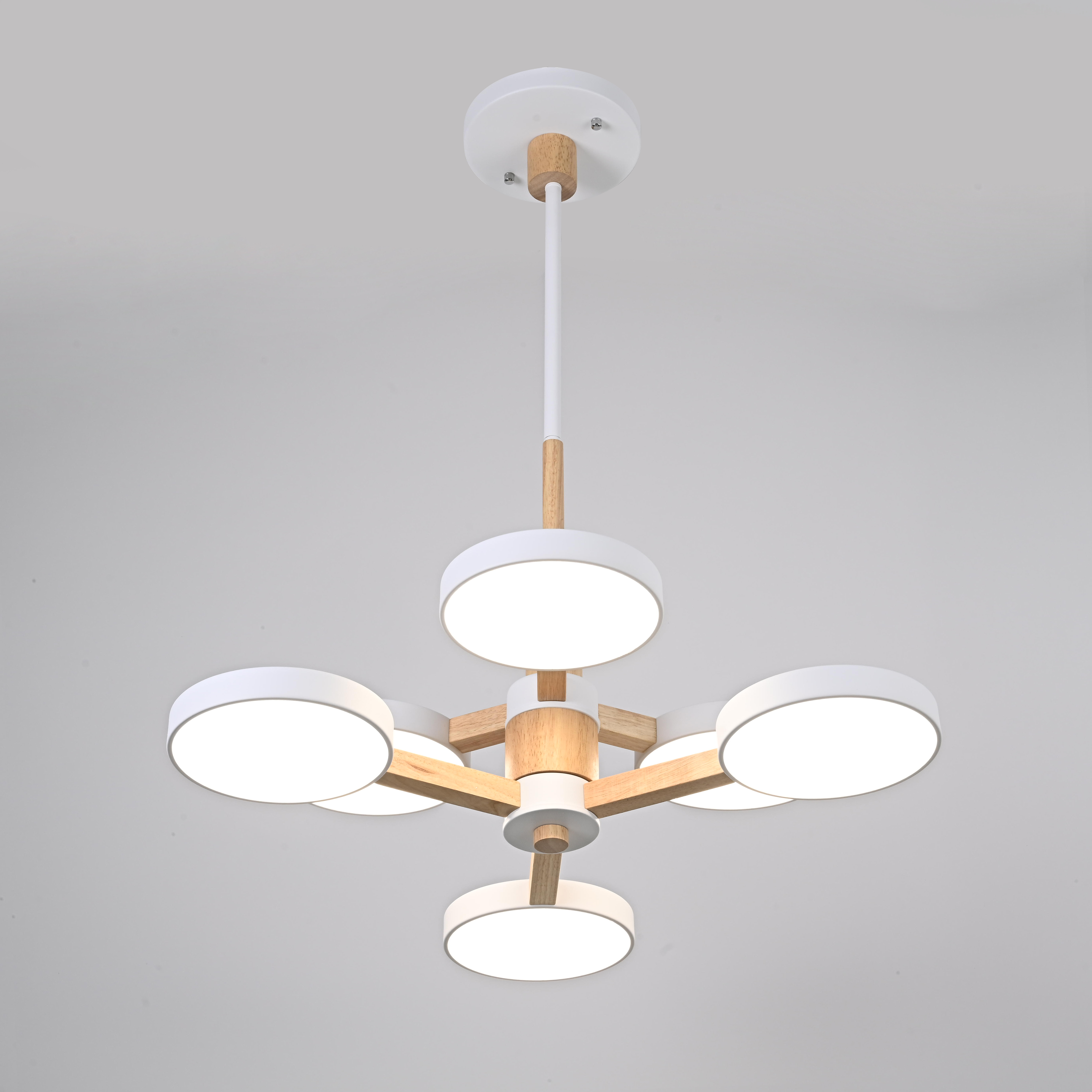 Подвесная люстра TURNA DBL L6 White by ImperiumLoft