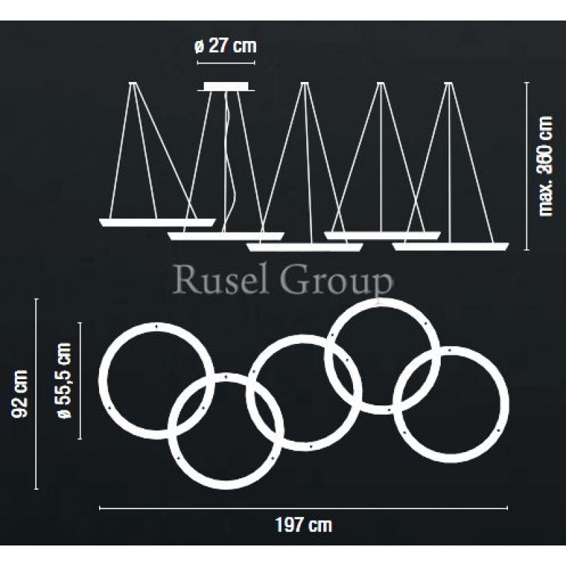 Подвесной светильник Vibia Halo 2333