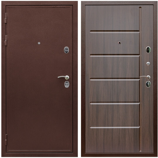 Дверь входная Graf Престиж Антик медь / МДФ 16 мм ФЛ-102 Эковенге