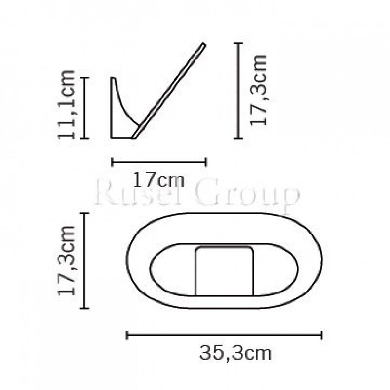 Настенный светильник Fabbian Domina D94 D03 15