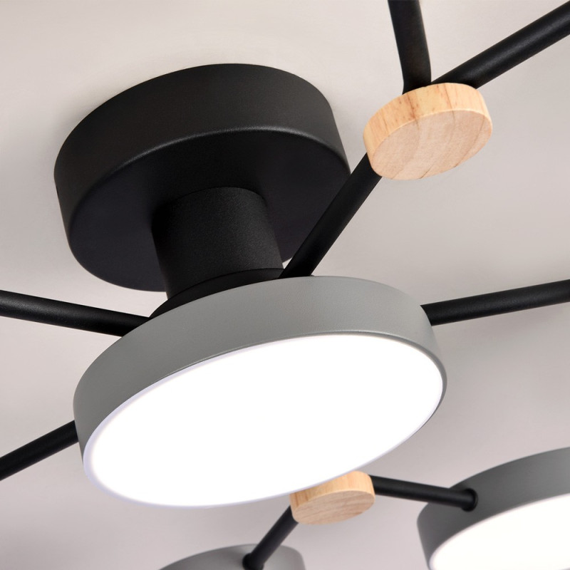 Накладная люстра LED4U L3201-700 GR