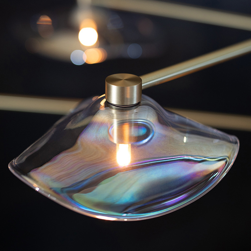 Потолочная люстра MILIAN CH L6 Brass Grey by ImperiumLoft