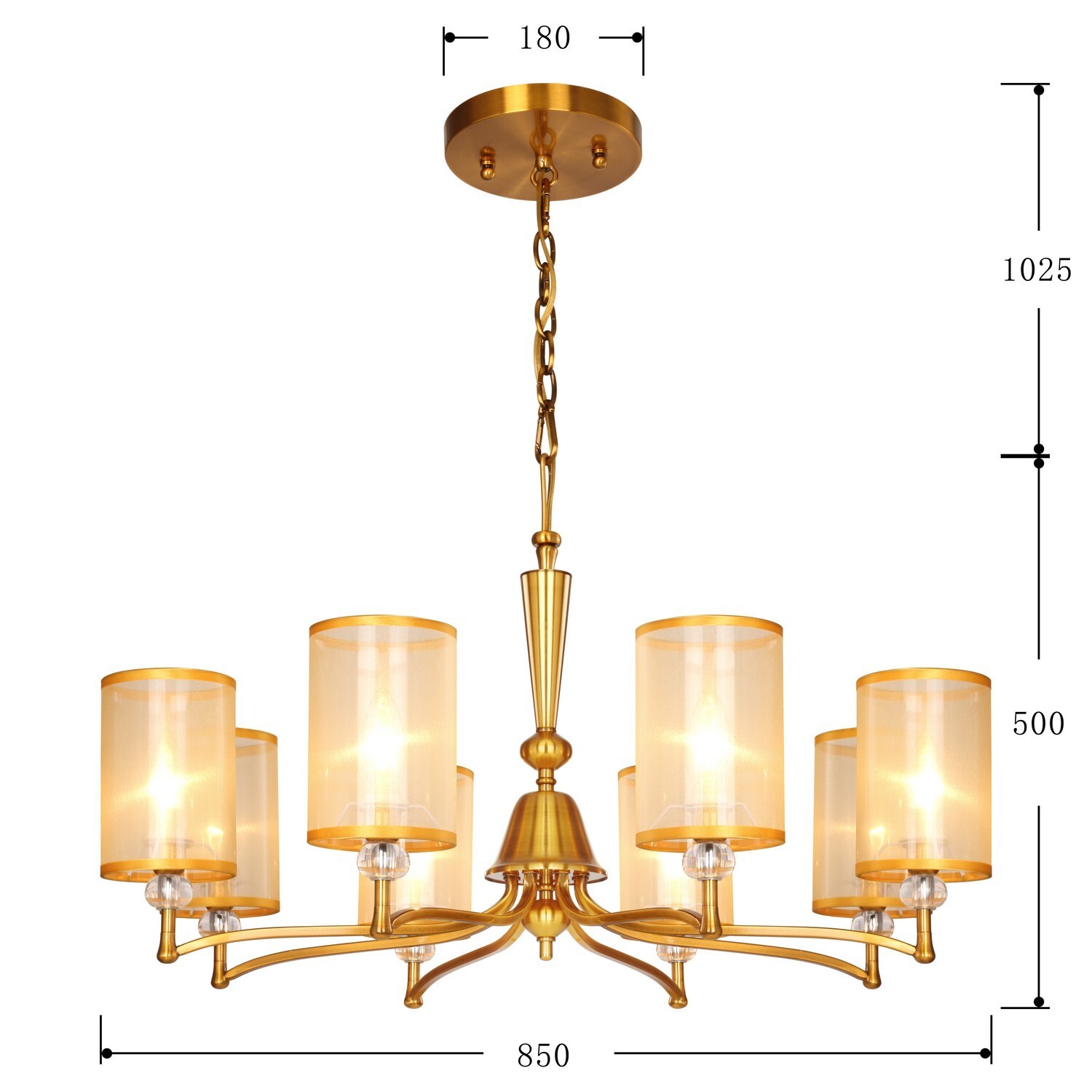 Люстра Favourite 2697-8P