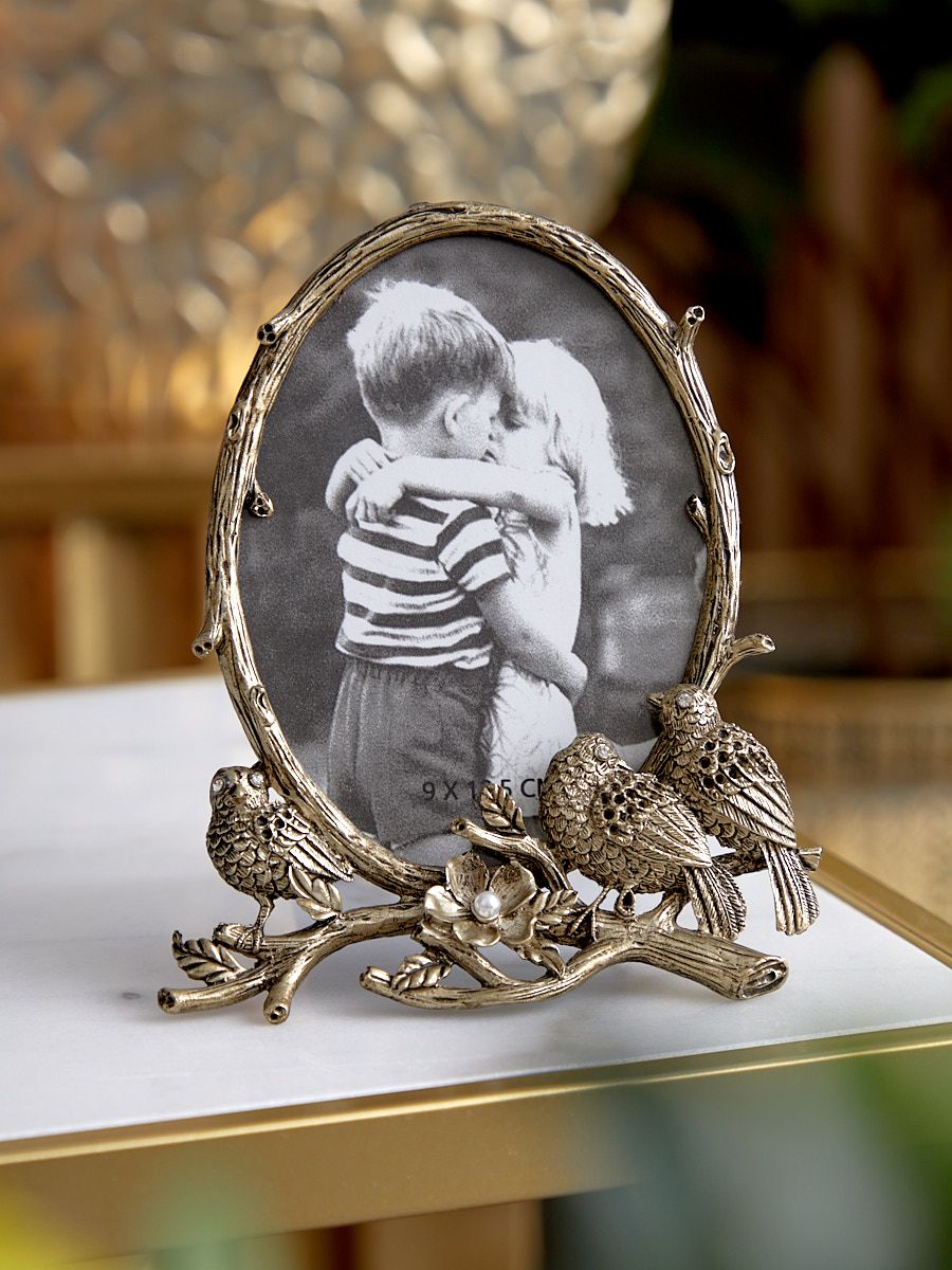 Фоторамка настольная Птички на ветке Glasar 57-471