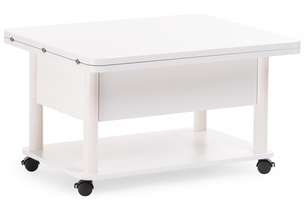 Стол-трансформер Woodville Виват белый 402953