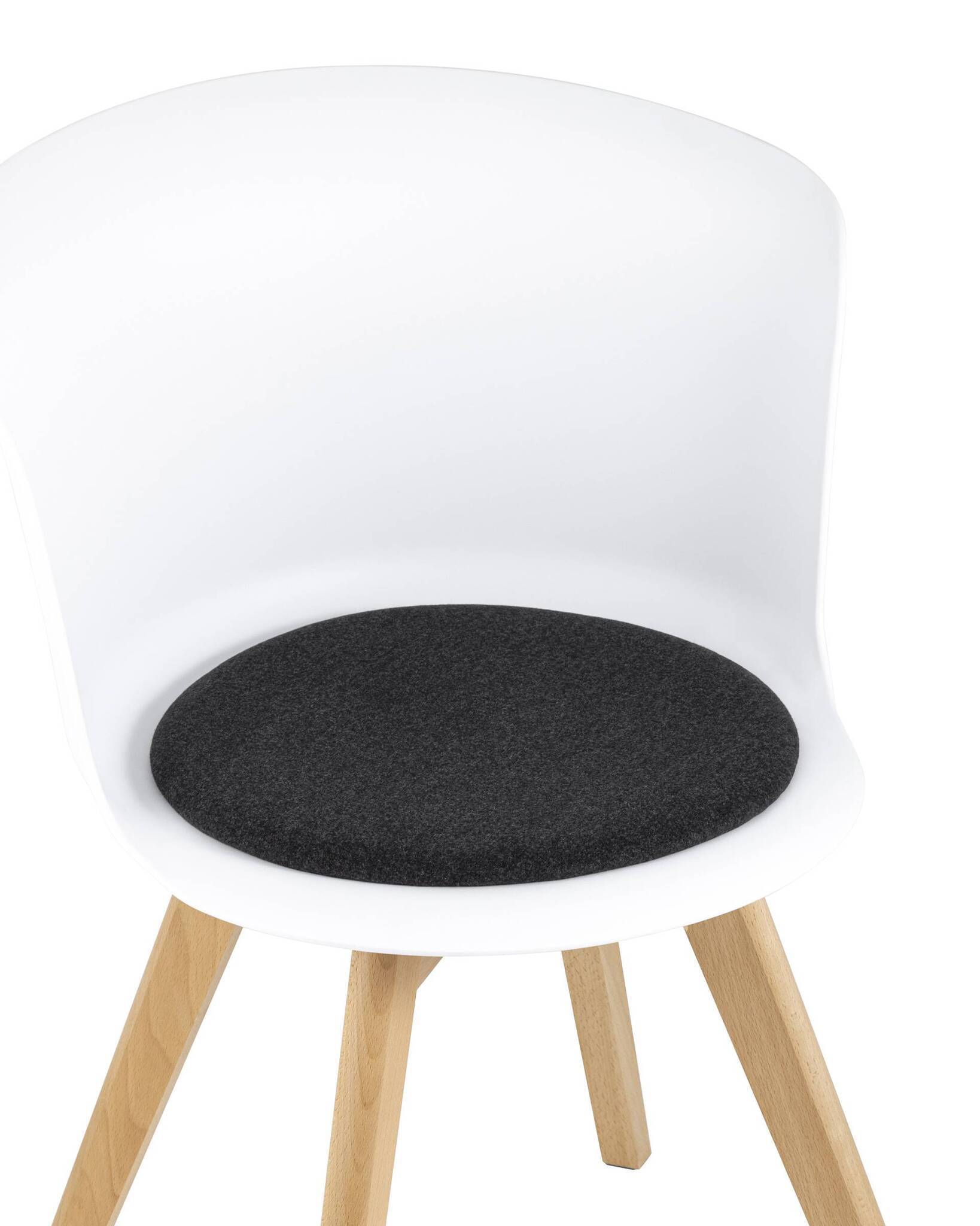 Стул Moon с подушкой белый Stool Group