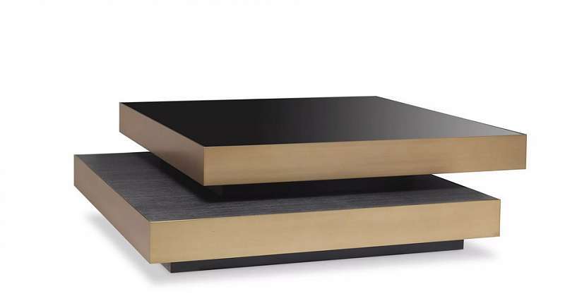 Кофейный столик Eichholtz Shelton brushed brass finish 114433