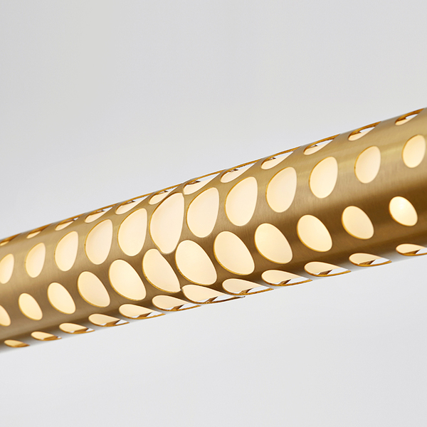 Светильник подвесной, реечный HETTA Матовое золото by ImperiumLoft