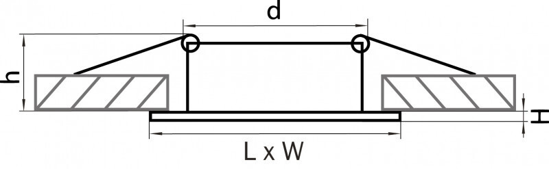 Встраиваемый светильник Lightstar 011039