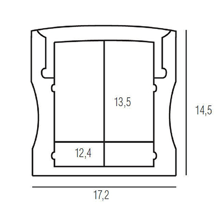 Накладной алюминиевый профиль Donolux DL18505Alu