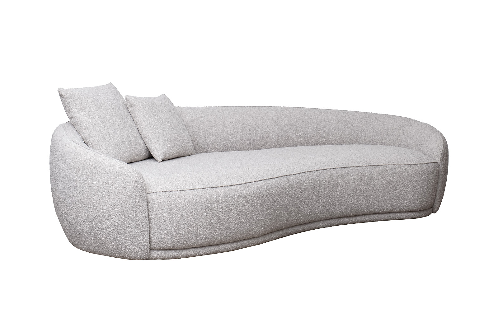 Диван трехместный GD/Toulon (левый) бежевый букле Orso BEG 257*119*72 Garda Decor GD/TOULON-3TL-ORSO BEG