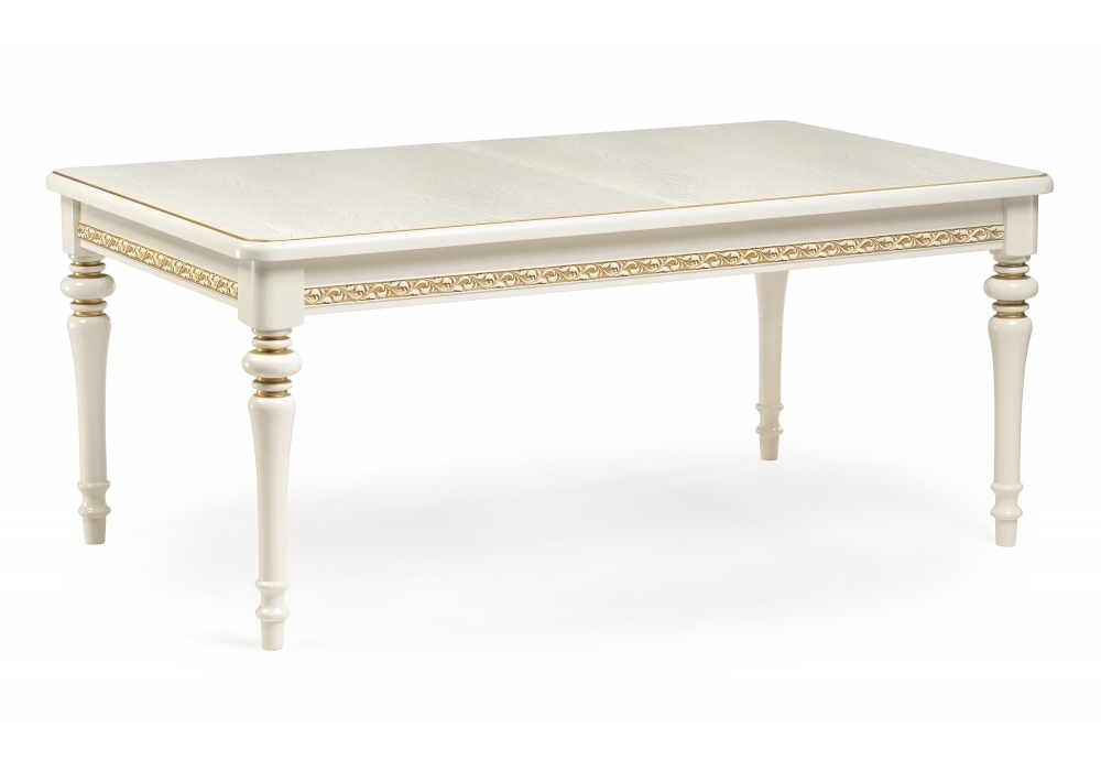 Стол деревянный Woodville Маранта слоновая кость 499603
