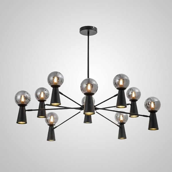Потолочная люстра ABELINA L20 Black Grey by ImperiumLoft
