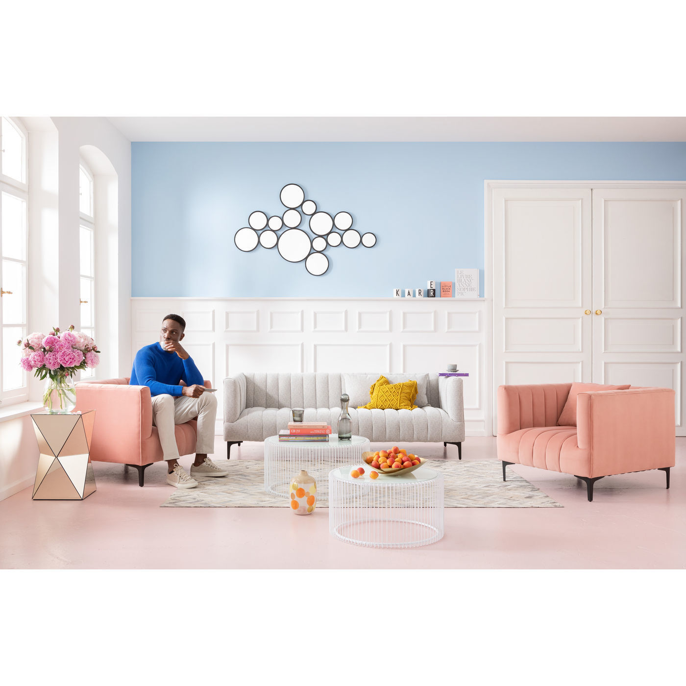 Столик кофейный Wire 80179 KARE