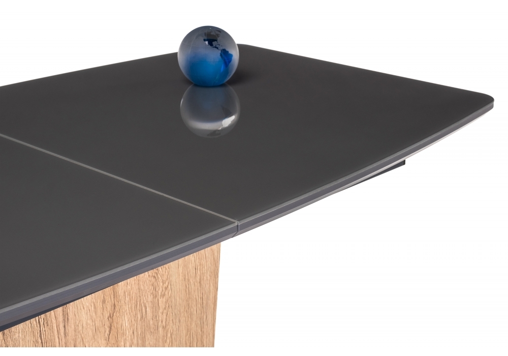 Стол Woodville Теон графит / дуб антор натуральный 462100