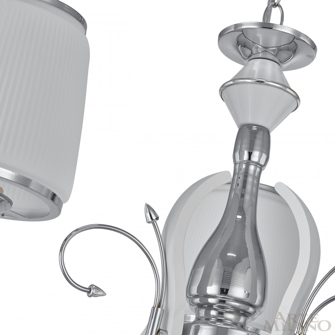 Люстра подвесная с плафонами 309247/3 Wh/Ni Arte Milano