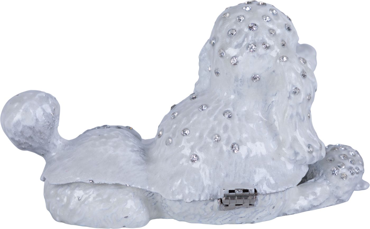 Шкатулка для драгоценностей со стразами Пудель Glasar 39-079