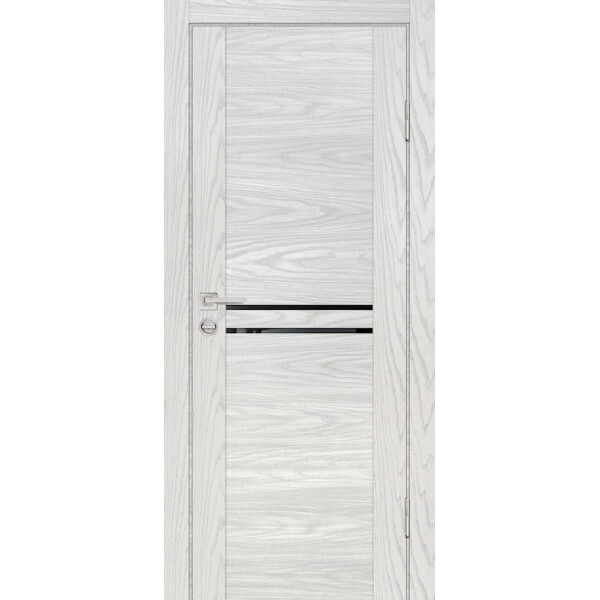 Межкомнатная дверь Graf PSM-4 черный лакобель Дуб скай бежевый (2000 х 800)